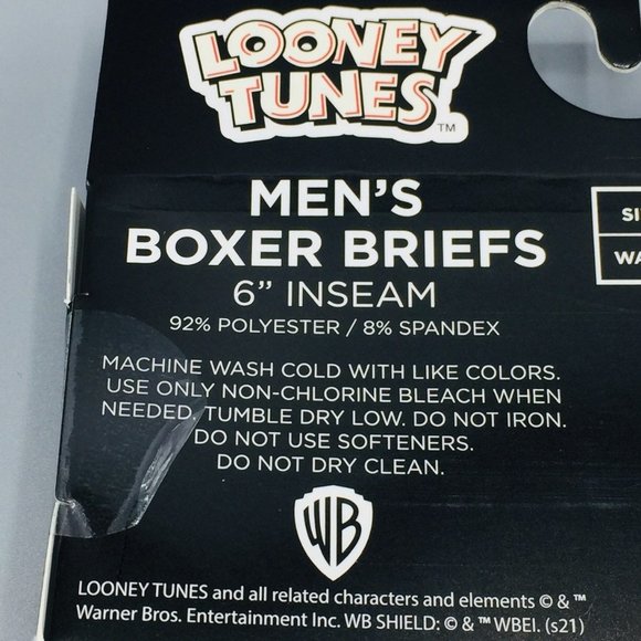 Looney Tunes Men's Boxer Briefs Medium - Picture 4 of 5
